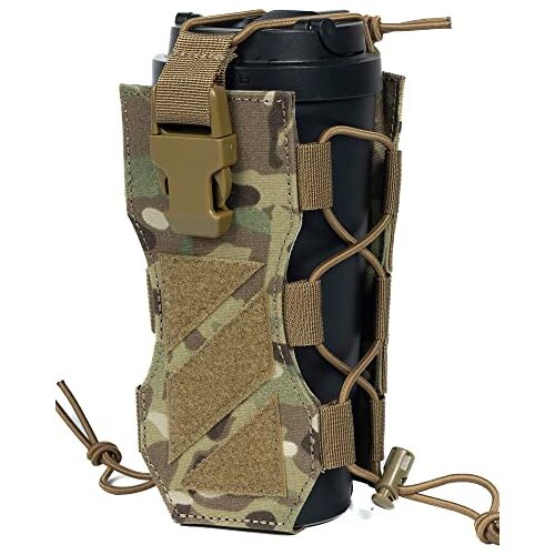 OneTigris Drinkfles flessenhouder MOLLE veldflessentas Carrier Extreme Minimalist drinkfles houder