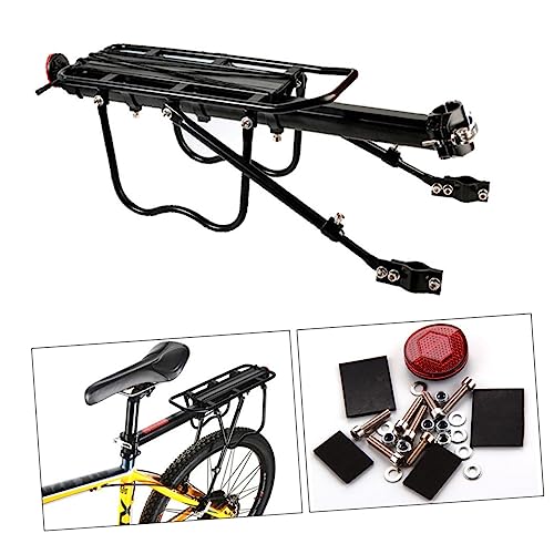 YARNOW Fietsendrager Drager Paal Fietsendrager Achter Bagage Rek Achter Rek Fietsendrager Rek Fietsendrager Zadelpen Fiets Gemonteerde Bagagedrager Fiets Achterzitje Accessoires Keten