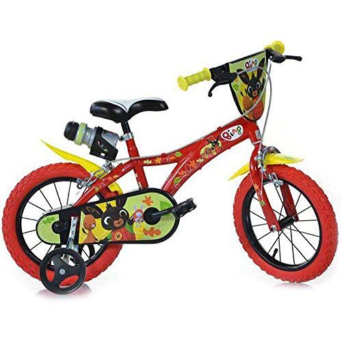 Dino Bikes Fiets 14" Bing rood 2 remmen