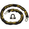 Burg-Wachter 2M 12mm Verkocht Bike Security Chain Diamond Lock, Zwart