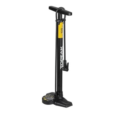 Topeak Joe Blow Sport EX Vloerpomp - Zwart / Geel Topeak Joe Blow Sport EX Vloerpomp - Zwart / Geel