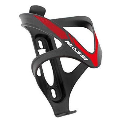Massi Kero flessenhouder, sport, wielrennen, zwart/rood, 10 x 8 Massi Kero flessenhouder, sport, wielrennen, zwart/rood, 10 x 8