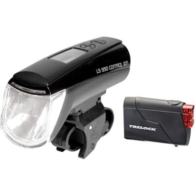 Trelock 8004522 Unisex – Volwassenen batterijverlichtingsset LS 950/720 zwart, 10 x 5 x 3 cm Trelock 8004522 Unisex – Volwassenen batterijverlichtingsset LS 950/720 zwart, 10 x 5 x 3 cm