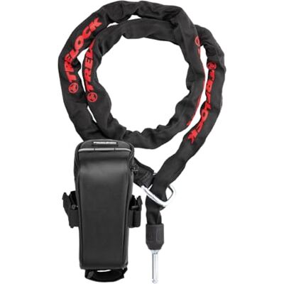 Trelock ZR 355 insteekketting met zadeltas, lengte 150 cm, voor framesloten Trelock ZR 355 insteekketting met zadeltas, lengte 150 cm, voor framesloten