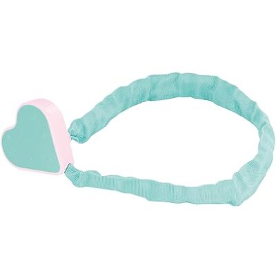 Prophete Kettingslot, sleutel ketting L: 65 cm, Ø: 3,8 mm, Sich.Stand 2, turquoise/roze Prophete Kettingslot, sleutel ketting L: 65 cm, Ø: 3,8 mm, Sich.Stand 2, turquoise/roze