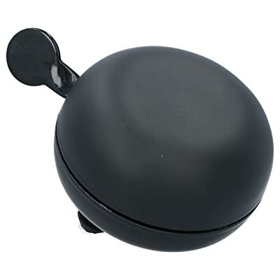 Dresco Fietsbel Dingdong 8 cm mat zwart Dresco Fietsbel Dingdong 8 cm mat zwart