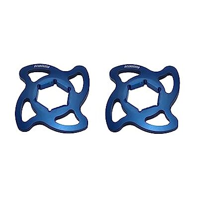 ACCOSSATO 1 paar blauwe voorspanmoeren met 19 mm binnenzeskant voor Triumph Speed Triple 1050 2011-2015 (CC 1050) ACCOSSATO 1 paar blauwe voorspanmoeren met 19 mm binnenzeskant voor Triumph Speed Triple 1050 2011-2015 (CC 1050)