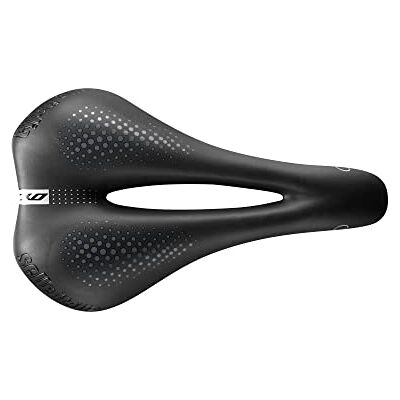 Selle Italia XO Lady Gel Flow – Damesfietszadel voor Trekking en Commuting, Koolstofstaal Frame, Anatomisch Gat, Gelvulling – Maat S2, Zwart Selle Italia XO Lady Gel Flow – Damesfietszadel voor Trekking en Commuting, Koolstofstaal Frame, Anatomisch Gat, Gelvulling – Maat S2, Zwart