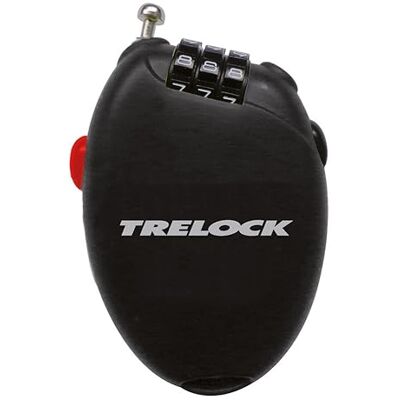 Trelock Retractable Pocket Lock 75cm,Black Trelock Retractable Pocket Lock 75cm,Black