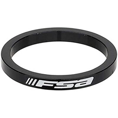 FSA Unisex Volwassenen 484109807 Spessore aluminium 1,5-05 mm, Argent, 1 Nero FSA Unisex Volwassenen 484109807 Spessore aluminium 1,5-05 mm, Argent, 1 Nero
