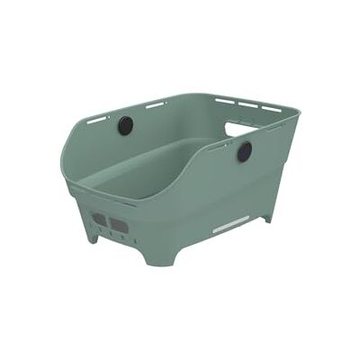 Basil Cento Neo WSL Fietsmand achteraan, 21 liter, van gerecyclede kunststof, reflecterend, 46,9 x 23,7 x 14,1 cm, groen Basil Cento Neo WSL Fietsmand achteraan, 21 liter, van gerecyclede kunststof, reflecterend, 46,9 x 23,7 x 14,1 cm, groen