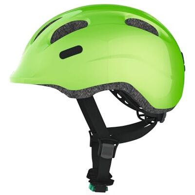 ABUS Smiley 2.0 Kinderhelm Fietshelm voor Meisjes en Jongens 77543 Groen, Maat M ABUS Smiley 2.0 Kinderhelm Fietshelm voor Meisjes en Jongens 77543 Groen, Maat M