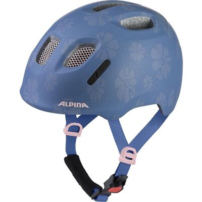 ALPINA XIMO 2 L.E. (mat) – Lichtgewicht en veilige fietshelm voor kinderen met optionele LED soft blue flowers matt 47-51 ALPINA XIMO 2 L.E. (mat) – Lichtgewicht en veilige fietshelm voor kinderen met optionele LED soft blue flowers matt 47-51