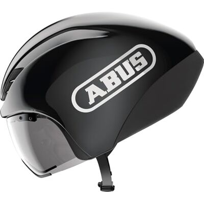 ABUS GameChanger TT 1.1 tijdrithelm aerodynamische fietshelm voor sportief rijden triatlon, tijdrijden en baanwielrennen voor dames en heren maat S, zwart ABUS GameChanger TT 1.1 tijdrithelm aerodynamische fietshelm voor sportief rijden triatlon, tijdrijden en baanwielrennen voor dames en heren maat S, zwart