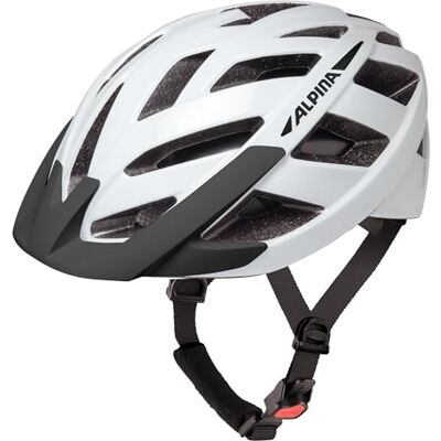 ALPINA PANOMA 3.0, white matt, 56-59 cm, optimaal geventileerde toerfietshelm met optioneel LED-licht voor volwassenen ALPINA PANOMA 3.0, white matt, 56-59 cm, optimaal geventileerde toerfietshelm met optioneel LED-licht voor volwassenen