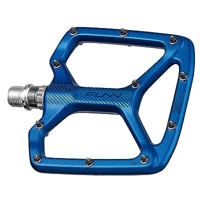 Funn Python Flat Pedalen – Brede platform fietspedalen voor BMX en MTB, 9/16" CrMo-as (Blauw) Funn Python Flat Pedalen – Brede platform fietspedalen voor BMX en MTB, 9/16" CrMo-as (Blauw)