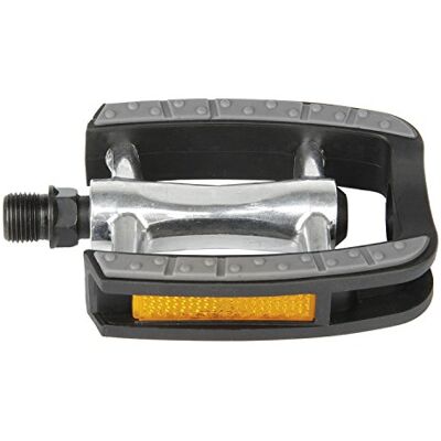 M-Wave Antislip-pedalen, zilver/zwart. M-Wave Antislip-pedalen, zilver/zwart.