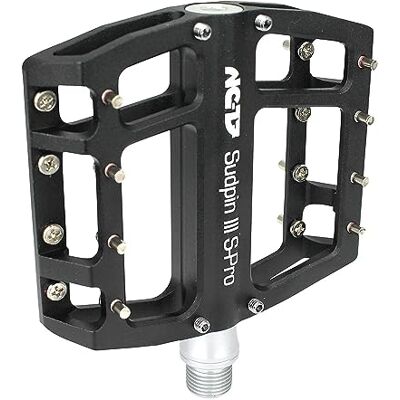 NC-17 Sudpin III S-Pro aluminium platformpedalen, fietspedalen, MTB en BMX, geoptimaliseerd voor dirt en freeridestyle, hoogte gereduceerd tot 15 mm, incl. reservepinnen NC-17 Sudpin III S-Pro aluminium platformpedalen, fietspedalen, MTB en BMX, geoptimaliseerd voor dirt en freeridestyle, hoogte gereduceerd tot 15 mm, incl. reservepinnen