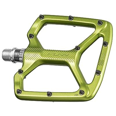 Funn Python Flat Pedalen – Brede platform fietspedalen voor BMX en MTB, 9/16" CrMo-as (Groen) Funn Python Flat Pedalen – Brede platform fietspedalen voor BMX en MTB, 9/16" CrMo-as (Groen)