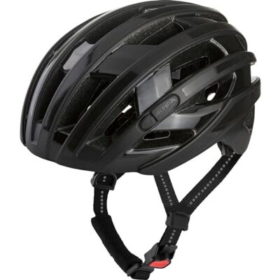 ALPINA Unisex volwassenen RAVEL Reflective fietshelm, mat zwart, 51-56 ALPINA Unisex volwassenen RAVEL Reflective fietshelm, mat zwart, 51-56
