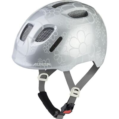 ALPINA XIMO 2 – Lichtgewicht en veilige fietshelm voor kinderen met optionele LED silver flower gloss 47-51 ALPINA XIMO 2 – Lichtgewicht en veilige fietshelm voor kinderen met optionele LED silver flower gloss 47-51