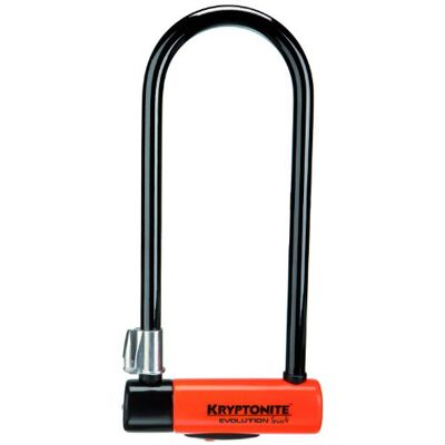 Kryptonite Evolution Series-4 LS Heavy Duty U-slot fietsslot met Transit FlexFrame-beugel (4 inch x 11,5 inch) Kryptonite Evolution Series-4 LS Heavy Duty U-slot fietsslot met Transit FlexFrame-beugel (4 inch x 11,5 inch)