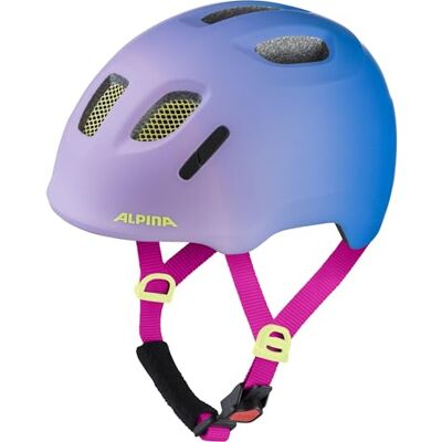 ALPINA XIMO 2 L.E. (mat) – Lichtgewicht en veilige fietshelm voor kinderen met optionele LED fading purple matt 45-49 ALPINA XIMO 2 L.E. (mat) – Lichtgewicht en veilige fietshelm voor kinderen met optionele LED fading purple matt 45-49