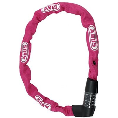 Abus 1385 Combinatieslot Ketting - Roze - 85cm Abus 1385 Combinatieslot Ketting - Roze - 85cm