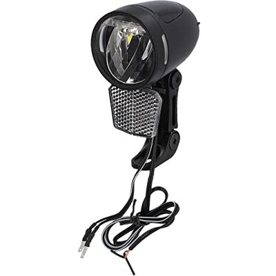 Fischer Dynamo Led-koplamp, 80 lux, met kabel, fietsverlichtingsset, fietsaccessoires, zwart Fischer Dynamo Led-koplamp, 80 lux, met kabel, fietsverlichtingsset, fietsaccessoires, zwart