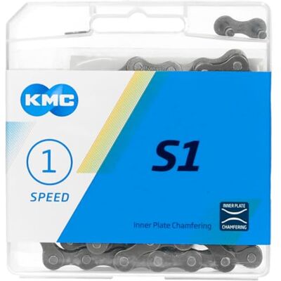 KMC S1 Single Speed Chain, Bruin, Breed (1/8") KMC S1 Single Speed Chain, Bruin, Breed (1/8")