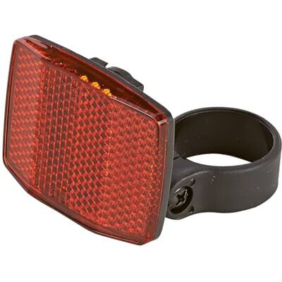 Prophete achterreflector met houder voor zadelpen, zwart, L Prophete achterreflector met houder voor zadelpen, zwart, L