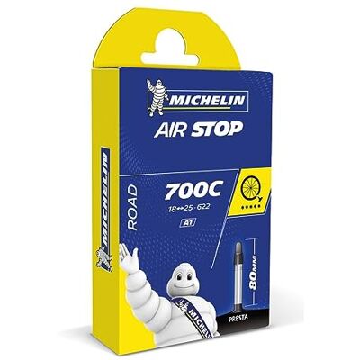 Michelin Airstop Fietsbinnenband, zwart, 26 inch, 400 A, 32/37-340/349, SV 29 mm Michelin Airstop Fietsbinnenband, zwart, 26 inch, 400 A, 32/37-340/349, SV 29 mm