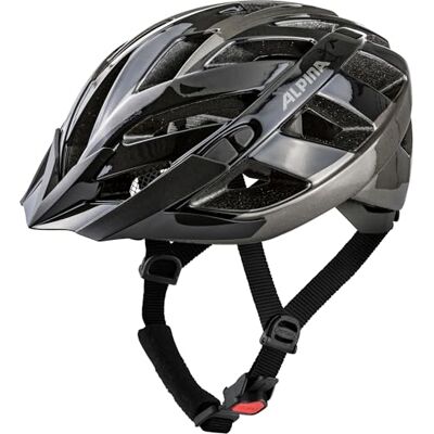 ALPINA PANOMA 3.0, black-anthracite gloss, 52-57 cm, optimaal geventileerde toerfietshelm met optioneel LED-licht voor volwassenen ALPINA PANOMA 3.0, black-anthracite gloss, 52-57 cm, optimaal geventileerde toerfietshelm met optioneel LED-licht voor volwassenen