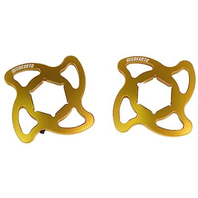 ACCOSSATO 1 paar stelringen voor voorspanning Gold met 22 mm binnenzeskant voor Triumph Speed Triple 1050 2008-2010 (CC 1050) ACCOSSATO 1 paar stelringen voor voorspanning Gold met 22 mm binnenzeskant voor Triumph Speed Triple 1050 2008-2010 (CC 1050)