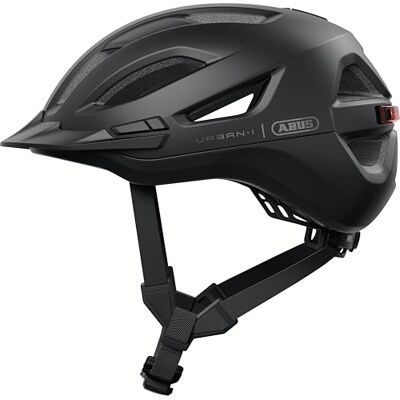 ABUS Urban-I 4.0 ACE Fietshelm met oplaadbaar achterlicht, 4 lichtmodi, scherm, vlechtopening en magnetische sluiting, voor jongeren, vrouwen en mannen ABUS Urban-I 4.0 ACE Fietshelm met oplaadbaar achterlicht, 4 lichtmodi, scherm, vlechtopening en magnetische sluiting, voor jongeren, vrouwen en mannen