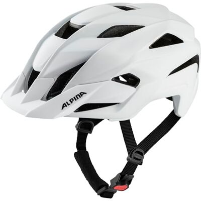 ALPINA KAMLOOP, white matt, 55-59 cm, veelzijdige all-mountain- en trail-helm voor optimale bescherming en comfort voor volwassenen ALPINA KAMLOOP, white matt, 55-59 cm, veelzijdige all-mountain- en trail-helm voor optimale bescherming en comfort voor volwassenen