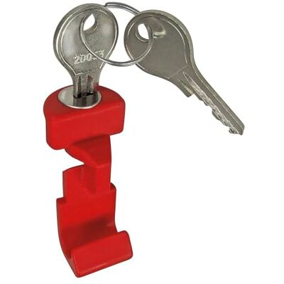 KlickFix Accessoires knop rood met slot nieuw, zwart, 27,5 x 2,10 inch KlickFix Accessoires knop rood met slot nieuw, zwart, 27,5 x 2,10 inch