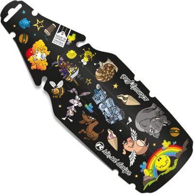 Rie:Sel Design Riesel Design Schmutz: Fink spatbord voor kinderfiets, spatbescherming voor fiets of mountainbike, mudguard voor jongens en meisjes, montage zonder gereedschap op het zadel – stickerbom Rie:Sel Design Riesel Design Schmutz: Fink spatbord voor kinderfiets, spatbescherming voor fiets of mountainbike, mudguard voor jongens en meisjes, montage zonder gereedschap op het zadel – stickerbom