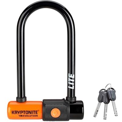 Kryptonite Evolution LITE Mini-6 (7x15, 2cm) fietsslot, oranje, 7 x 15,2 cm Kryptonite Evolution LITE Mini-6 (7x15, 2cm) fietsslot, oranje, 7 x 15,2 cm