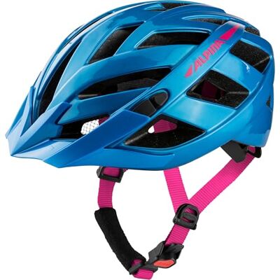 ALPINA PANOMA 3.0, true blue-pink gloss, 56-59 cm, optimaal geventileerde toerfietshelm met optioneel LED-licht voor volwassenen ALPINA PANOMA 3.0, true blue-pink gloss, 56-59 cm, optimaal geventileerde toerfietshelm met optioneel LED-licht voor volwassenen