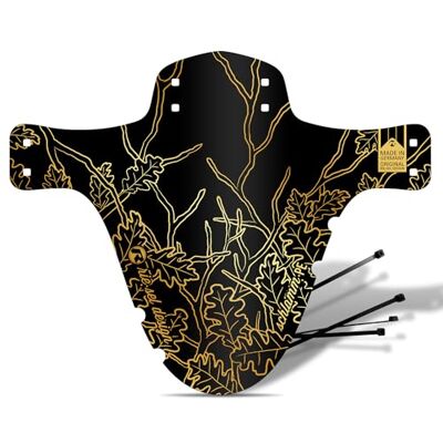 Rie:Sel Design SLAM: PE Mudguard spatbescherming, uniseks, eikenbladeren, normaal Rie:Sel Design SLAM: PE Mudguard spatbescherming, uniseks, eikenbladeren, normaal