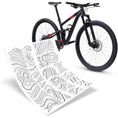 Rie:Sel Design Riesel Design FrameGuard fietsframebescherming stijlvolle fietsbeschermingsfolie 17 zelfklevende vormen/MTB framebeschermfolie voor het gehele frame hoogtelijnen hoogtelijnen Standaard Rie:Sel Design Riesel Design FrameGuard fietsframebescherming stijlvolle fietsbeschermingsfolie 17 zelfklevende vormen/MTB framebeschermfolie voor het gehele frame hoogtelijnen hoogtelijnen Standaard