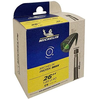 Michelin Protek Max luchtkamer, Prestaventiel, 40 mm, 26" 1.9-2.30 (47/58 559), zwart Michelin Protek Max luchtkamer, Prestaventiel, 40 mm, 26" 1.9-2.30 (47/58 559), zwart