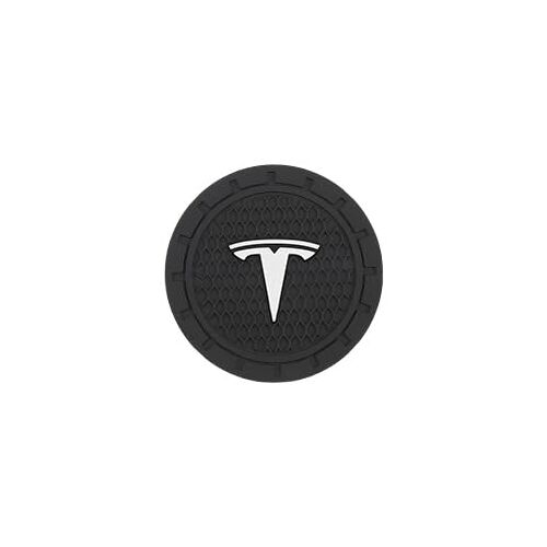 WEQTYSAB 2 stuks autobekeronderzetter, voor Tesla Model X 2015-2021 antislip autobekerhouders autoonderzetters voor bekerhouders autoaccessoires