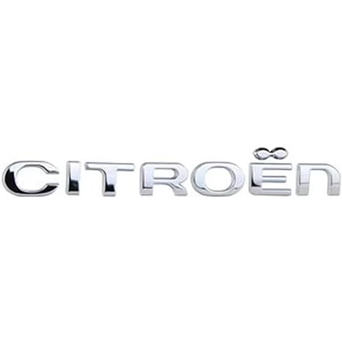 BOJOUL Vervanging van Auto-Emblemen, voor Citroen C1 C2 C3 C4 C5 C6 C8 C4L Embleem Logo Frame Trim Compatibele Emblemen Teken Letters Badge Logo Auto-Accessoires