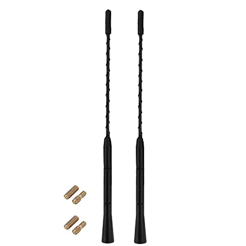 WANGCL 2 stuks universele auto antenne, auto zweep auto antenne antenne auto audio of video antenne vervanging FM/AM/DAB antenne antenne antenne dak voor auto hatchback SUV vrachtwagen bestelwagen-11