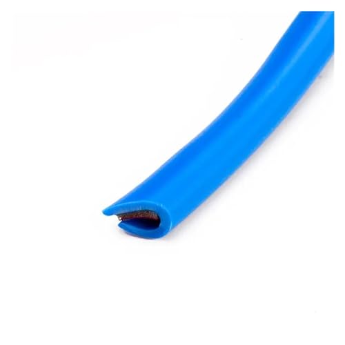 Hogen liwei Store Autodeurstrips Rubberen rand Beschermende 10M Strips Zijdeuren Lijstwerk Zelfklevende krasbeschermer Voertuig for auto's Auto (Color : Blue10M)