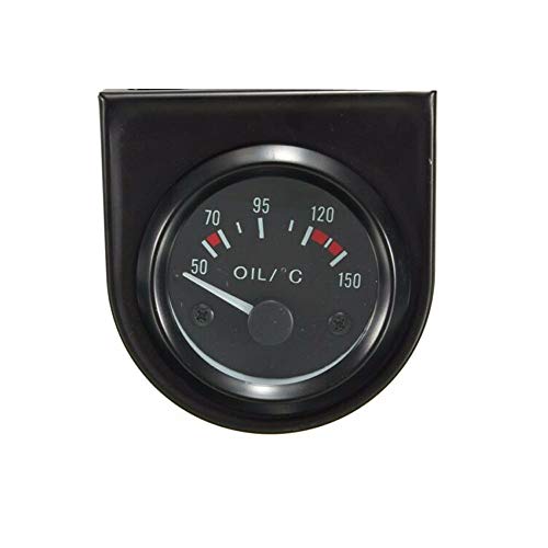 Mintice 2" 52mm Olietemperatuurmeter Auto Motor Digitaal Blauw LED Licht Olie Temperatuurmeter Elektrische Temperatuur Meter Gauge Wijzer Indicator