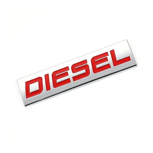 SHIDIFE Autosticker Diesel Logo Embleem Badge 3D Metalen autostickers for Seat Car Styling (Color : Diesel Sticker-01)