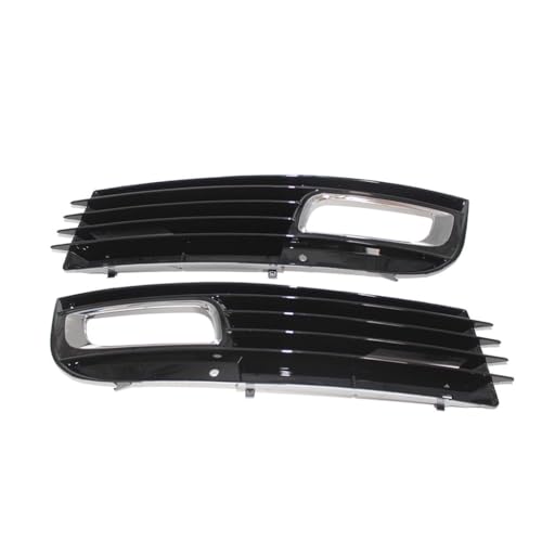 DUBHYYPS Auto Voorbumper Mistlamp Grill voor Audi A8 D3 2008-2010,Mistlamp Ventilatierooster Mistlamp Bezel Cover Trim Auto Accessoires